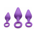 Gossip Rump Ringers 3-Piece Silicone Anal Plug Training Set Violet