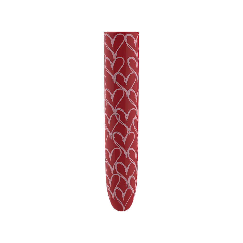 Luv Inc Hb82 Heart Bullet Vibrator Red - Fantasies Boutique