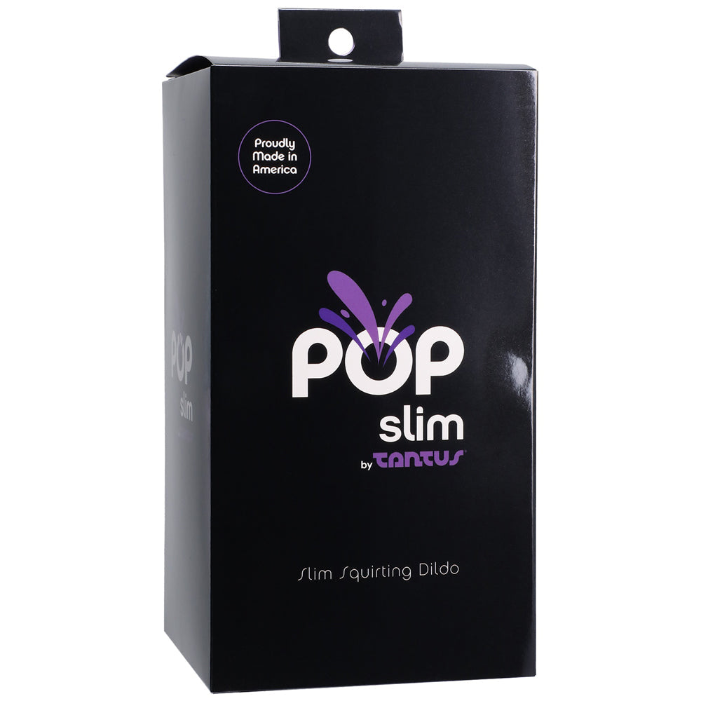 Tantus POP Slim Squrting Dildo Indiglow - Fantasies Boutique