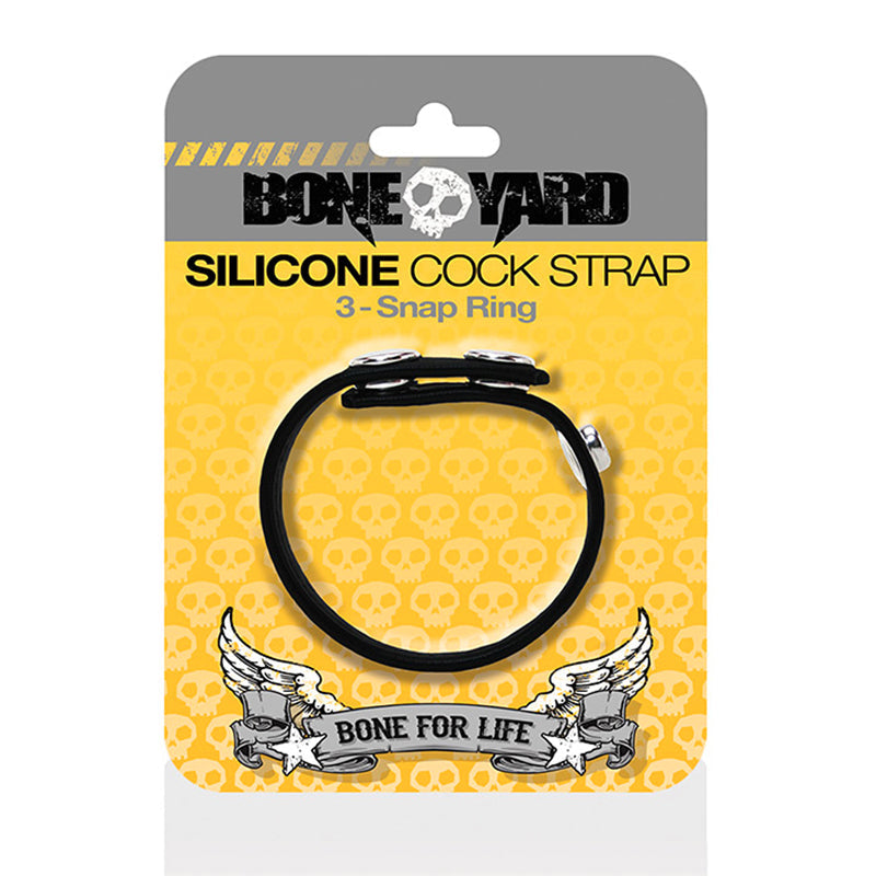 Boneyard Cock Strap Black - Fantasies Boutique