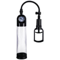 Rock Solid Boost It Penis Pump with Gauge Black/Clear - Fantasies Boutique