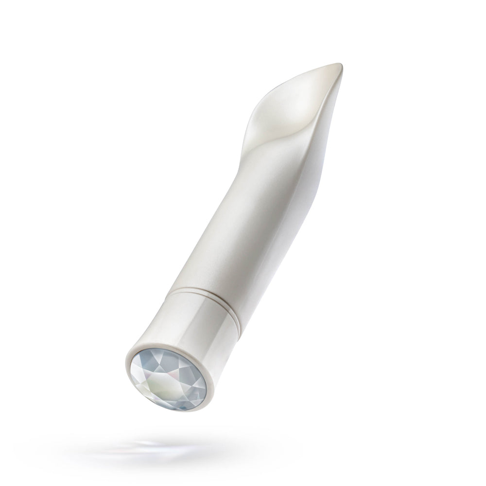 Oh My Gem Bold Rechargeable Warming Silicone Scooped Tongue Vibrator Diamond