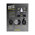 Rock Solid Silicone Black C Ring, Small (1 3/4in) in a Clamshell