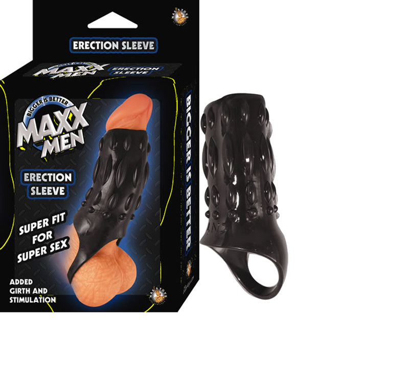 Maxx Men Erection Sleeve (Black) - Fantasies Boutique