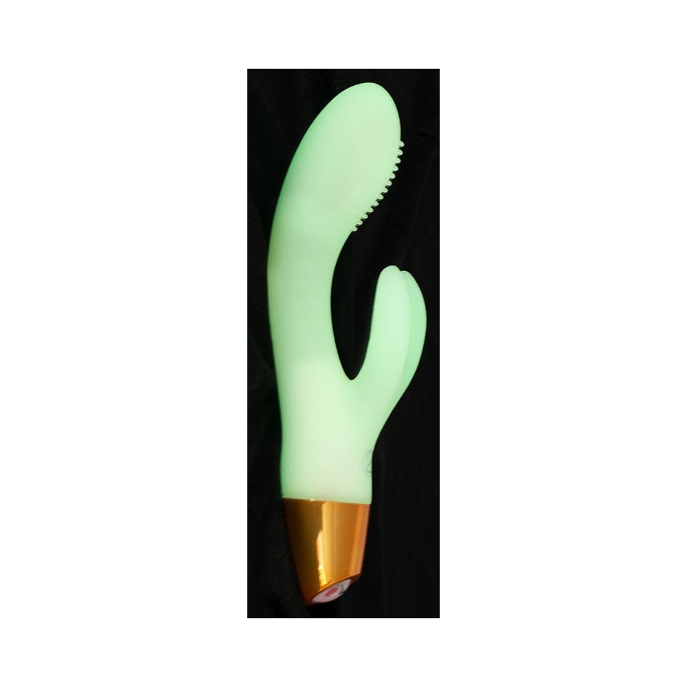 You2Toys Glow-in-the-Dark Rabbit Vibrator - Fantasies Boutique