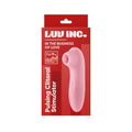 Luv Inc Cs19 Pulsing Clitoral Stimulator Rechargeable Silicone Red - Fantasies Boutique
