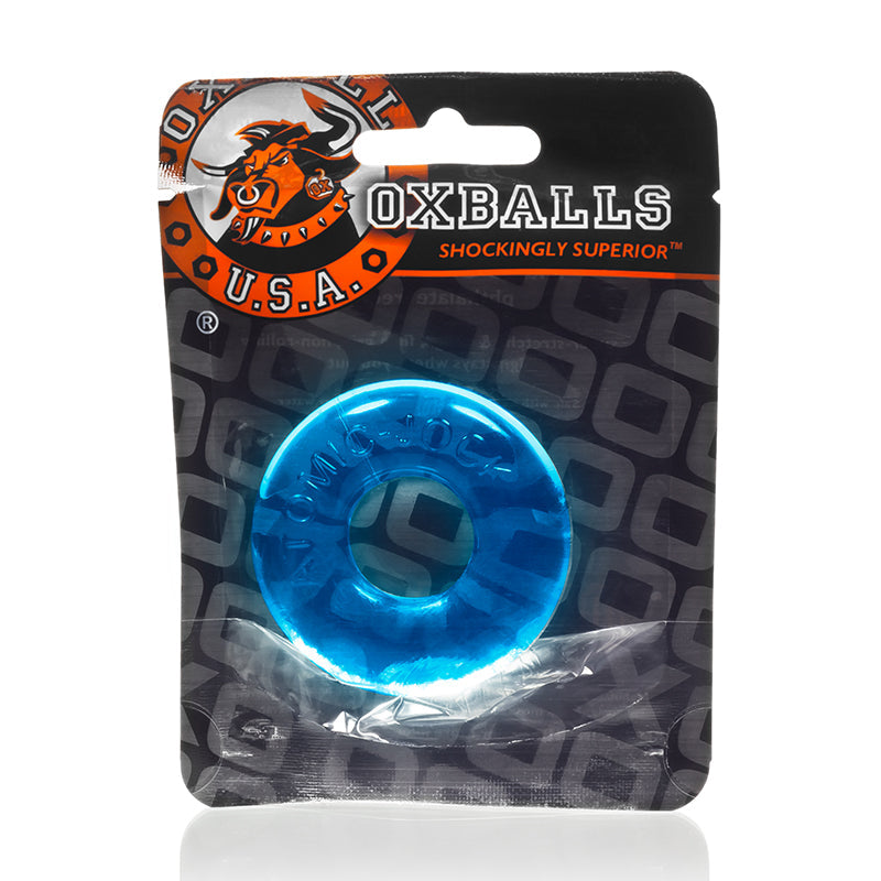 OxBalls Do-Nut- 2, Cockring, Large, Ice Blue - Fantasies Boutique