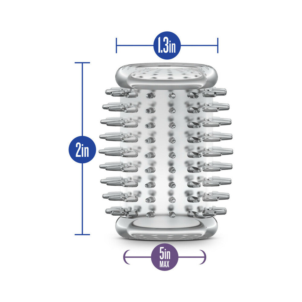 Blush Stay Hard Cock Sleeve 01 Penis Enhancer Clear - Fantasies Boutique