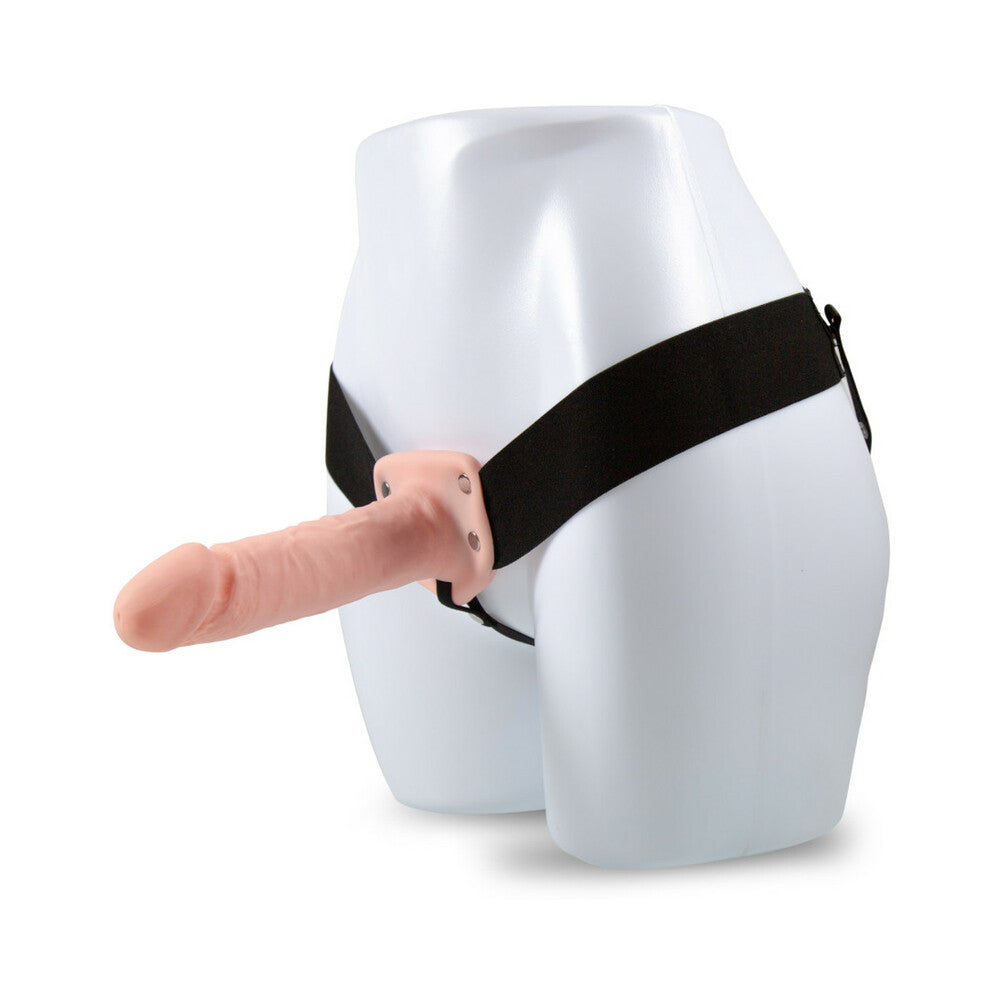 Dr. Skin 7 in. Hollow Strap On Beige - Fantasies Boutique