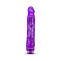 B Yours Vibe 1 Realistic 9 in. Vibrating Dildo Purple - Fantasies Boutique
