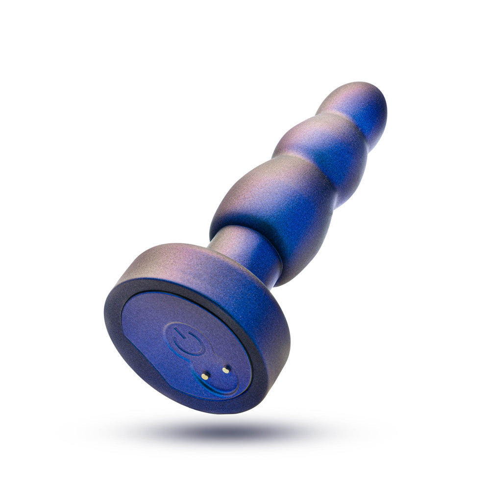 Anal Adventures Matrix Kinetik Plug with Remote Space Age Blue - Fantasies Boutique