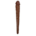 Hero Double Dong 14 in. Brown - Fantasies Boutique