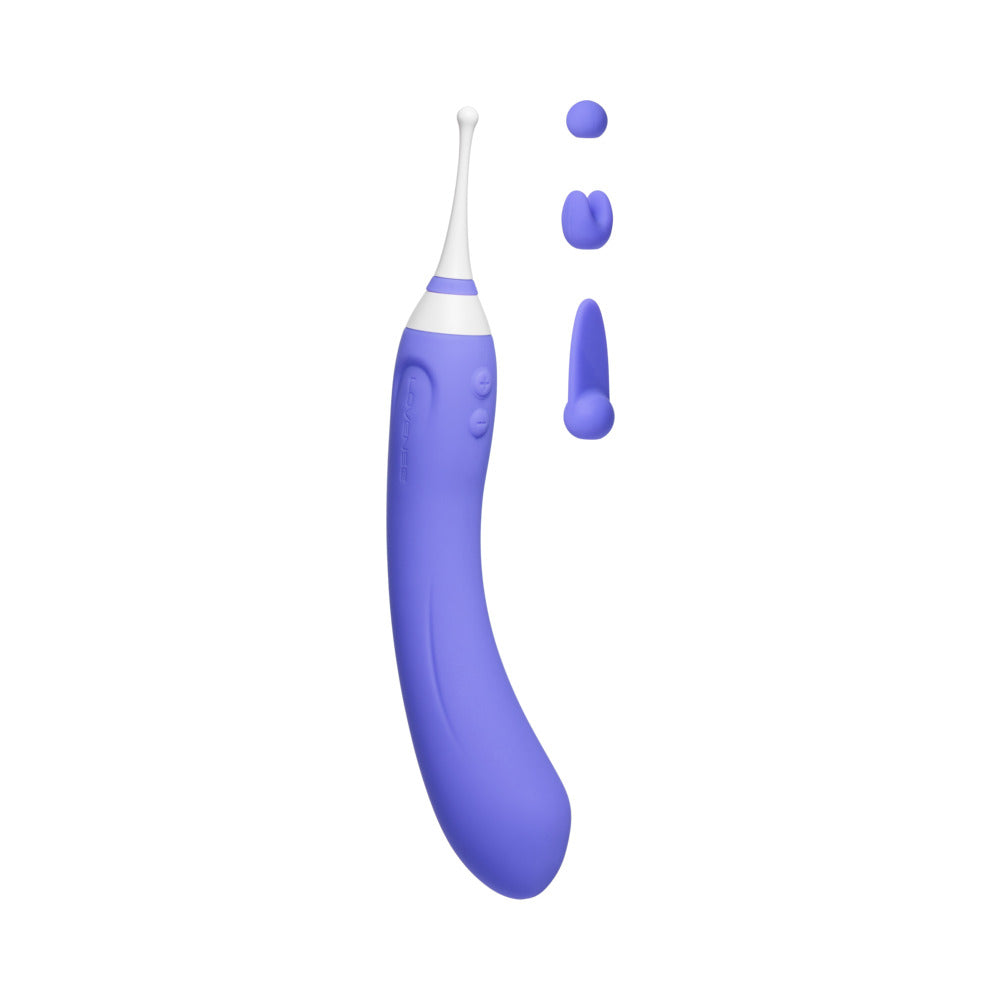 Lovense Hyphy Bluetooth Remote-Controlled Dual-End Vibrator Clitoral and G-Spot Stimulator - Fantasies Boutique