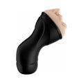 PDX Elite Deep Throat Vibrating Stroker Beige/Black - Fantasies Boutique