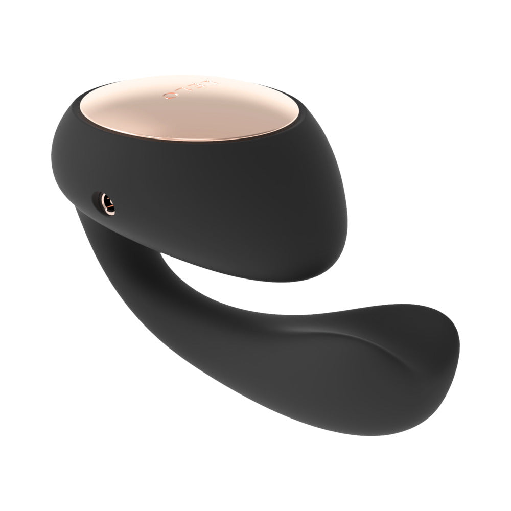 LELO IDA Wave Rechargeable Dual Stimulator Black - Fantasies Boutique