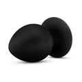 Anal Adventures Platinum Silicone Anal Stout Plug Large Black - Fantasies Boutique