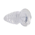 Crystal Jellies Anal Twist 7 in. Clear
