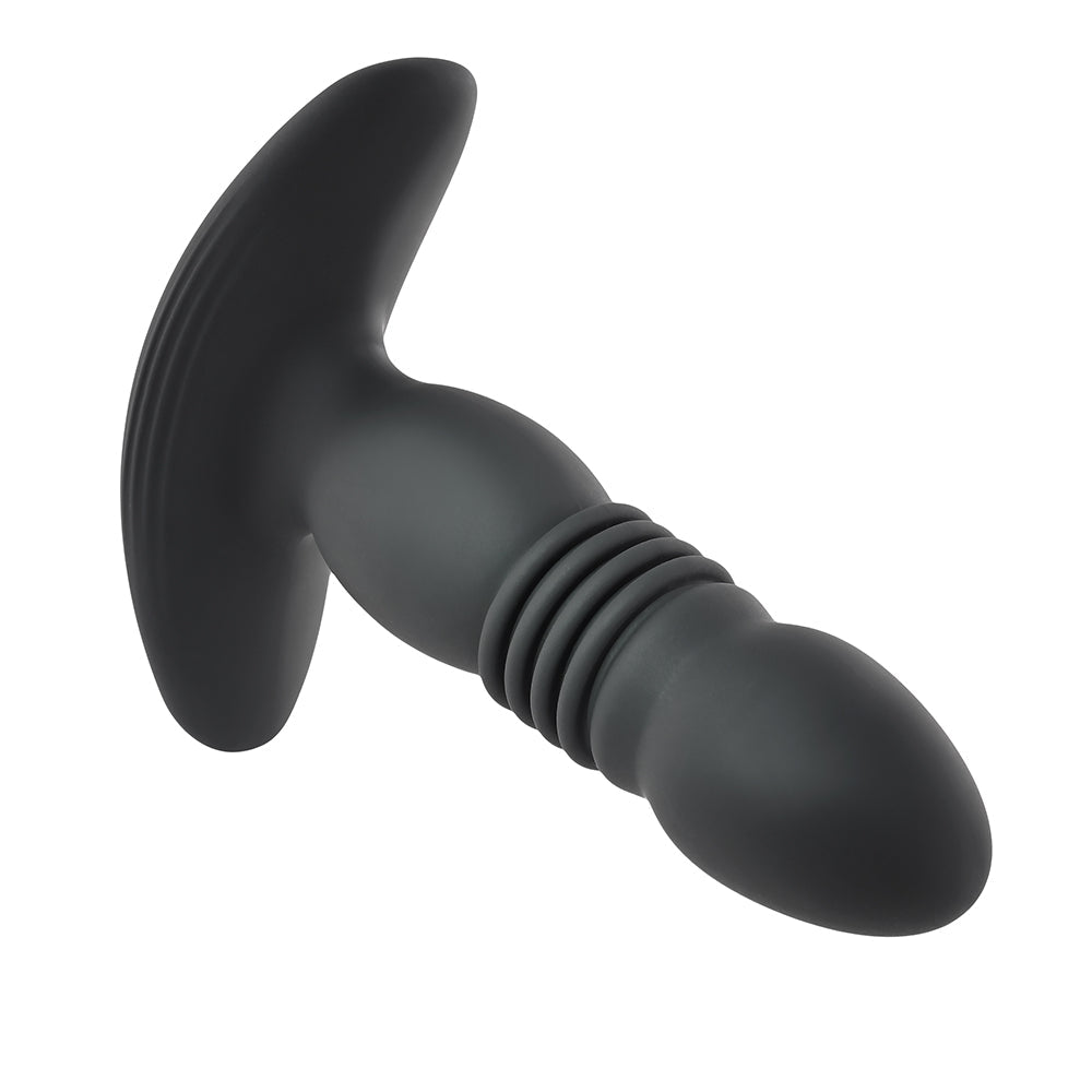 Playboy Trust The Thrust Thrusting Vibrating Anal Plug Black - Fantasies Boutique