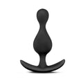 Blush Anal Adventures Platinum Silicone Wave Plug Black - Fantasies Boutique