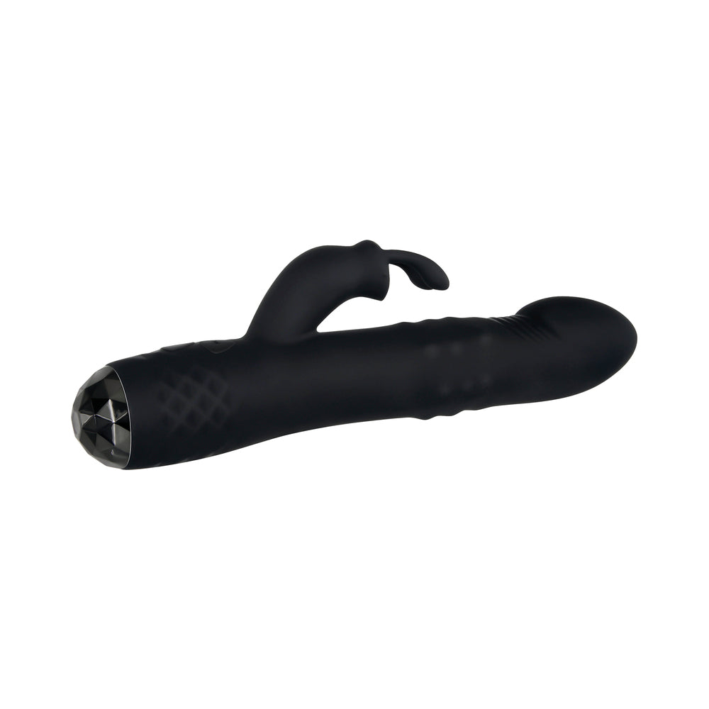 Evolved Bodacious Bunny Rechargeable Silicone Rabbit Vibrator Black - Fantasies Boutique