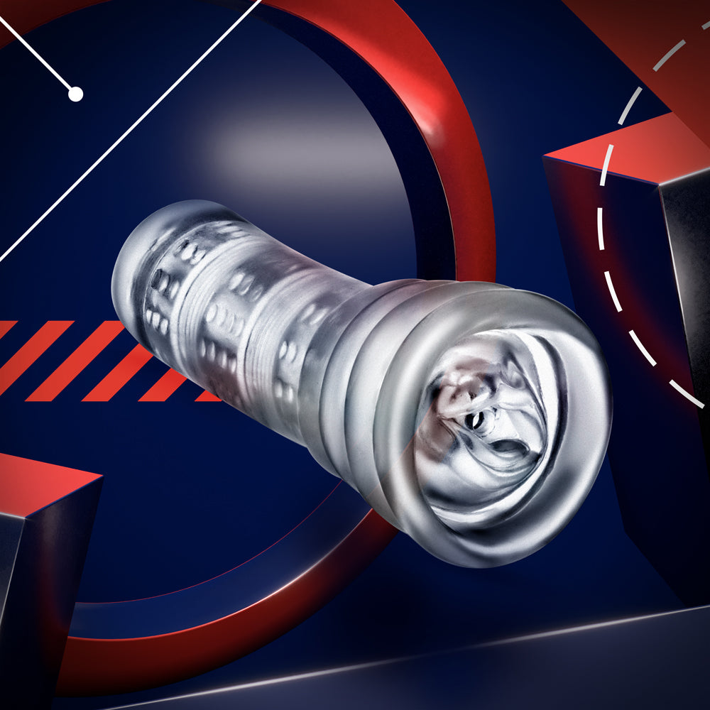 RIZE! Luz Glow in the Dark Self-Lubricating Stroker Clear - Fantasies Boutique