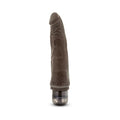 Dr. Skin Vibe 7 Realistic 8.5 in. Vibrating Dildo Brown - Fantasies Boutique