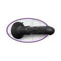 Anal Fantasy Elite Vibrating Ass Fucker 12 in. Thrusting Dildo With Suction Cup Black - Fantasies Boutique