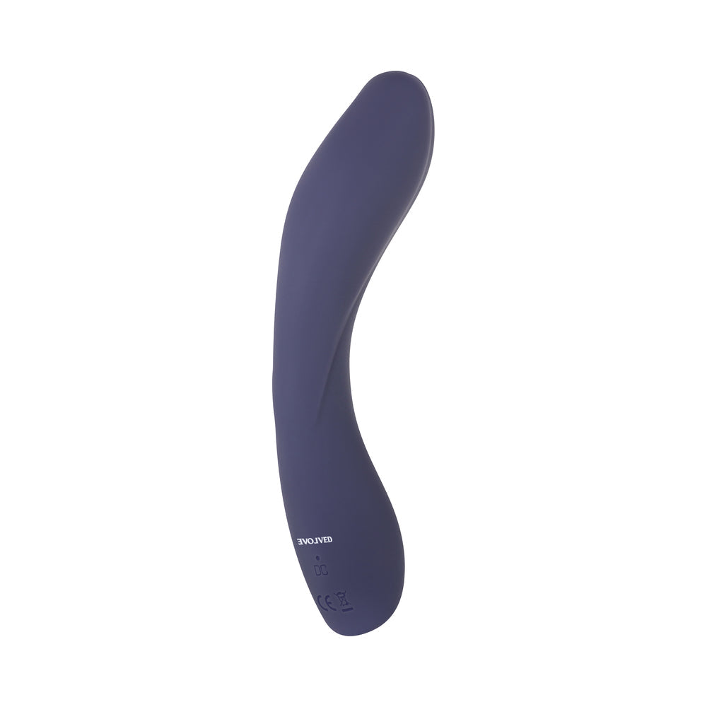 Evolved Coming Strong Rechargeable Silicone G-Spot Vibrator Purple - Fantasies Boutique