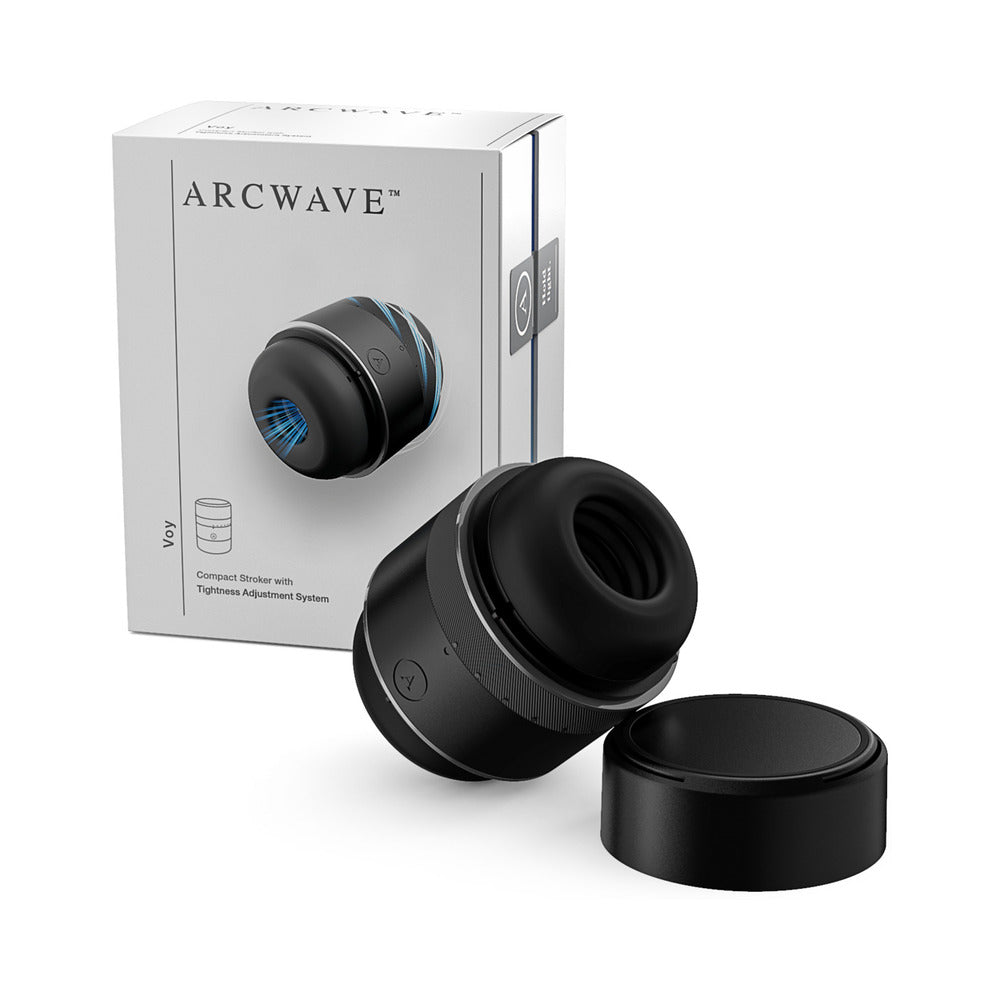 Arcwave Voy Compact Stroker With Tightness Adjustment System Black - Fantasies Boutique