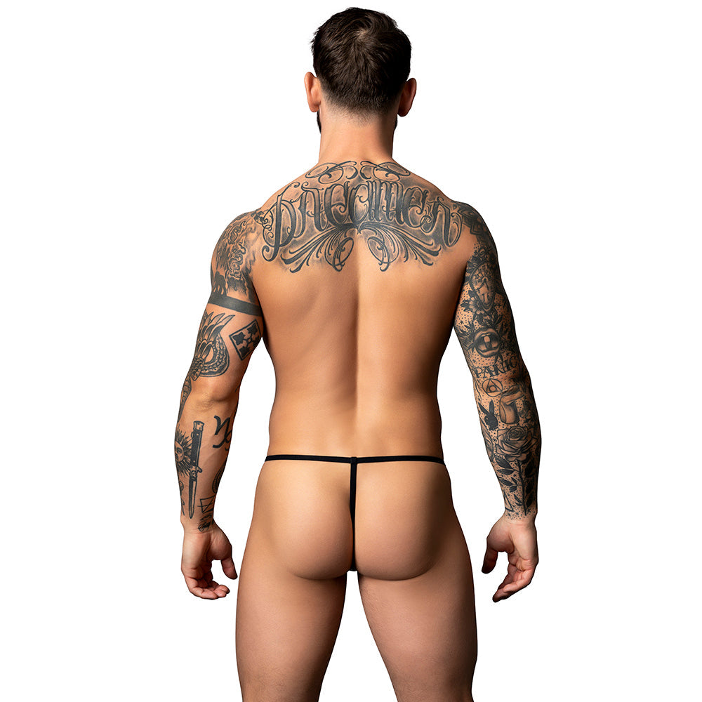 Male Power Liquid Onyx 2.0 Posing Strap Blue O/S