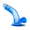 B Yours Sweet 'n Hard 8 Realistic 6.5 in. Dildo with Balls Blue - Fantasies Boutique