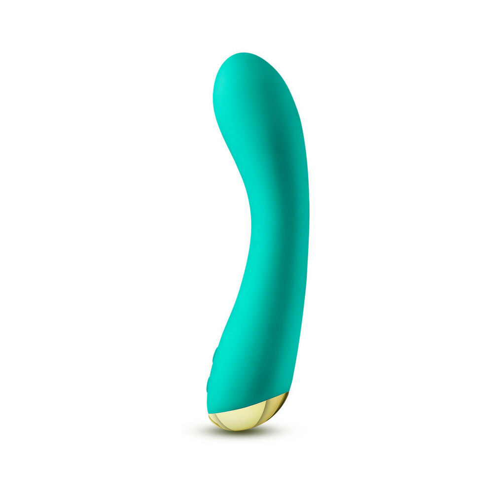 Aria Luscious AF Rechargeable Silicone G-Spot Vibrator Teal - Fantasies Boutique