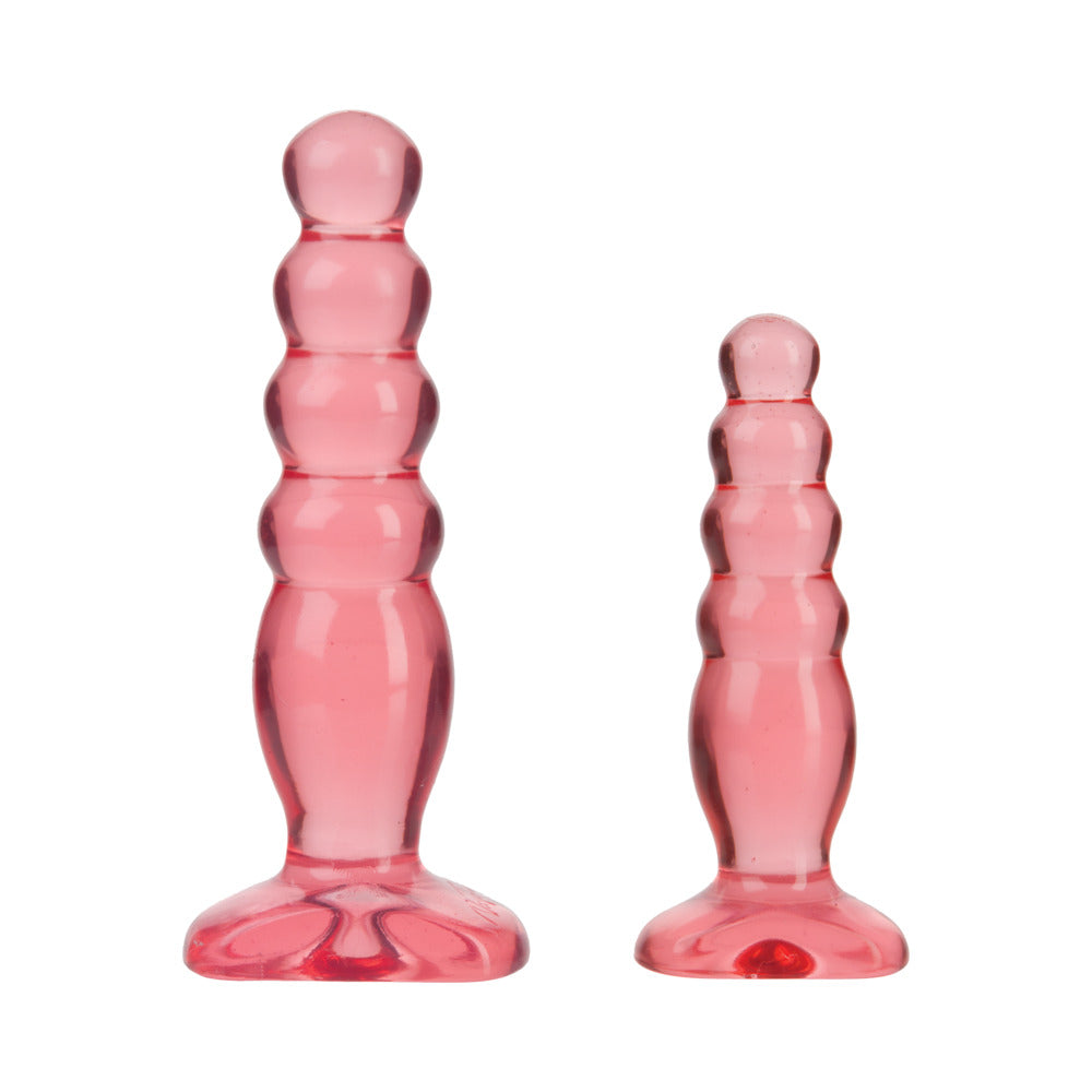 Crystal Jellies - Anal Delight Trainer Kit Pink - Fantasies Boutique