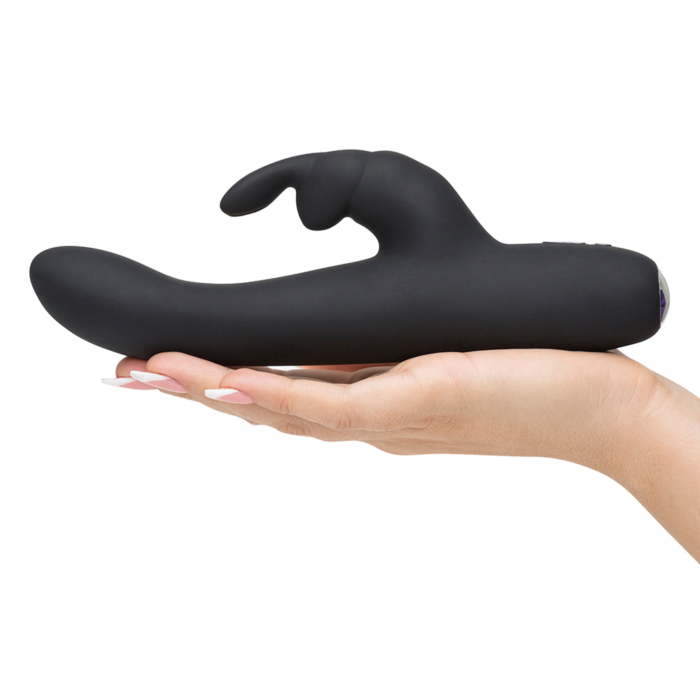 Fifty Shades of Grey Greedy Girl Slimline Rabbit Vibrator - Fantasies Boutique