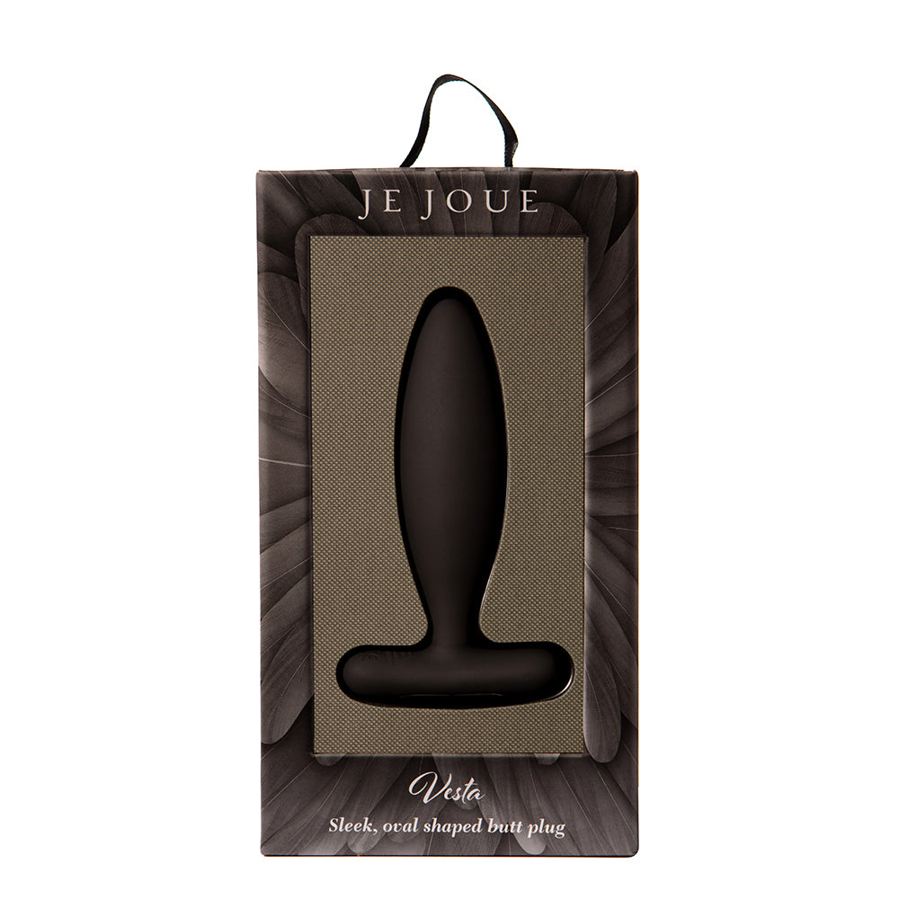 Je Joue Vesta Vibrating Butt Plug Black - Fantasies Boutique