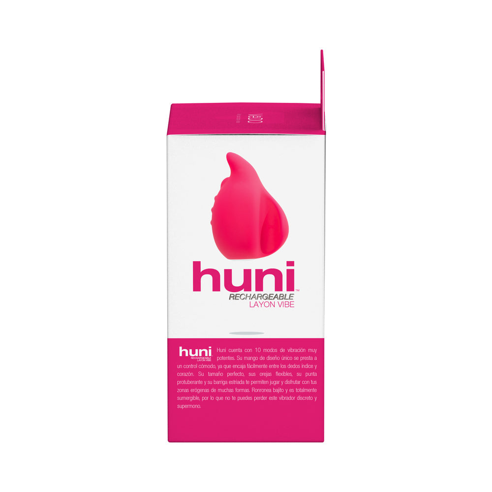 VeDO Huni Rechargeable Finger Vibe Tease Me Foxy Pink - Fantasies Boutique