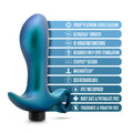 Anal Adventures Matrix Teleportation Plug Lunar Blue - Fantasies Boutique