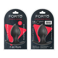 Forto F-60 Spade Silicone Anal Plug Small Black - Fantasies Boutique
