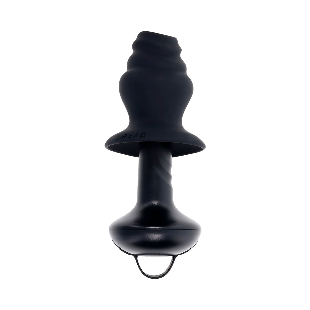 Gender X Echo Rechargeable Vibrating Sheathed Silicone Black