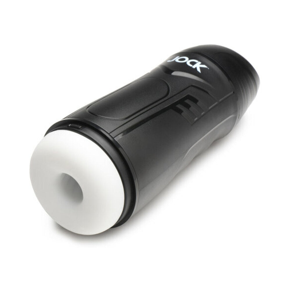 Jock 9X Sucking & Vibrating Masturbator White - Fantasies Boutique