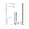 RealRock Crystal Clear Realistic 7 in. Dildo With Balls and Suction Cup Clear - Fantasies Boutique
