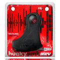 Hunkyjunk Revsling Cock & Ball Sling with Bullet Vibrator Tar Ice - Fantasies Boutique