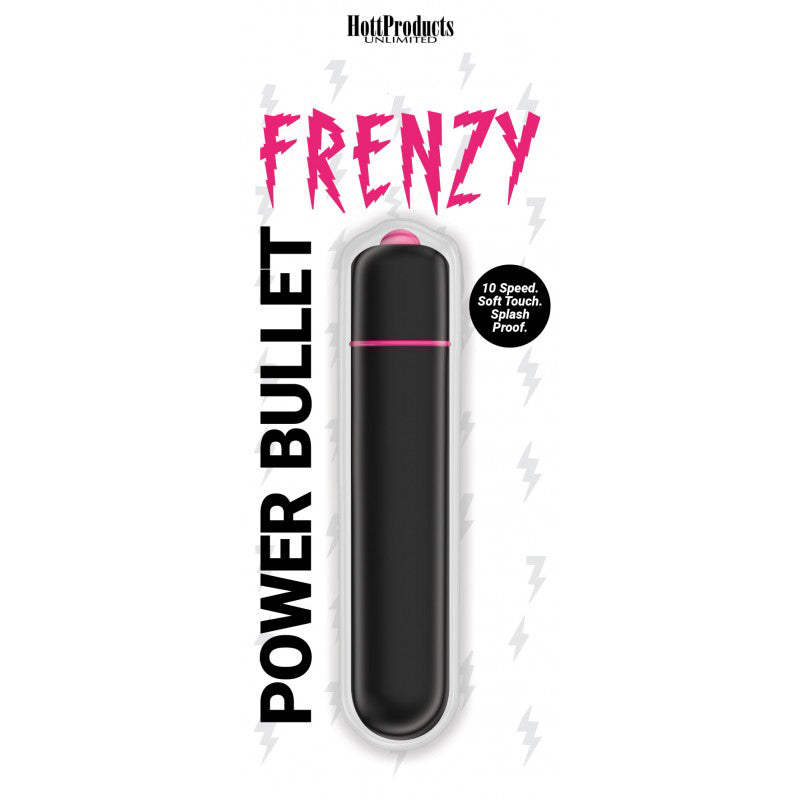 Frenzy - Power Bullet- Black - 10 Speeds - Fantasies Boutique