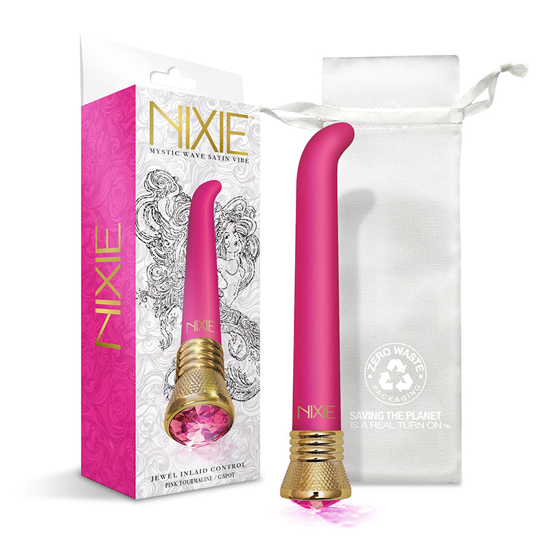 Nixie Mystic Wave Satin G-Spot Vibe - Pink Tourmaline - Fantasies Boutique
