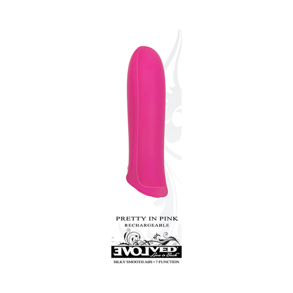 Evolved Pretty in Pink Rechargeable Silicone Bullet Vibrator - Fantasies Boutique