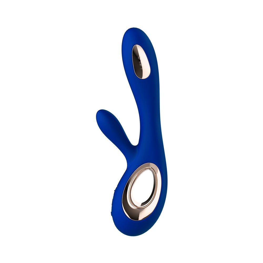 LELO SORAYA WAVE Rechargeable Rabbit Vibrator Midnight Blue - Fantasies Boutique