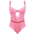 Magic Silk Tickled Pink Balconette Teddy Pink S/M - Fantasies Boutique