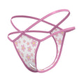 Magic Silk Daisy Split Crotch Thong Daisy Print Queen Size