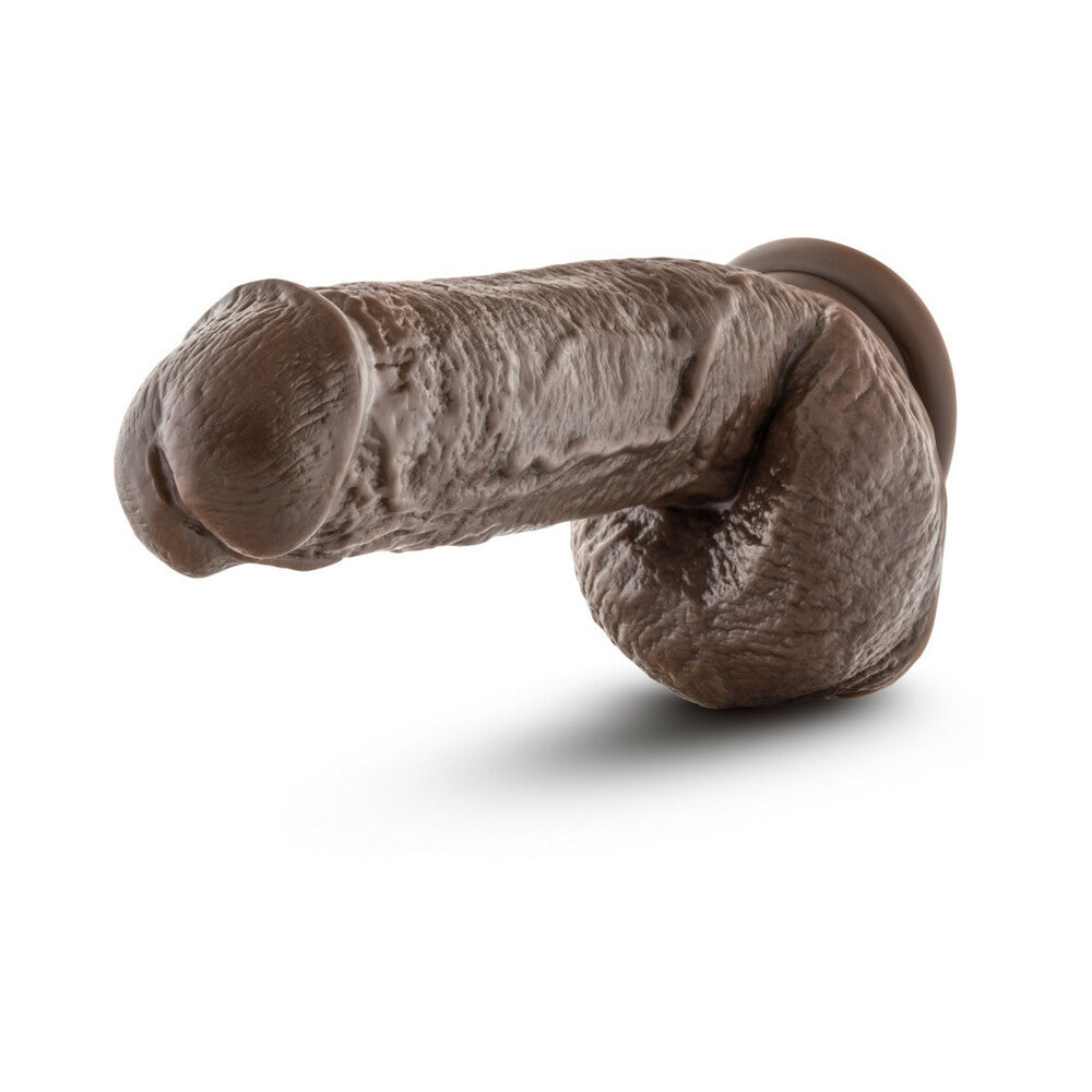 Dr. Skin Mr. D Realistic 8.5 in. Dildo with Balls Brown - Fantasies Boutique