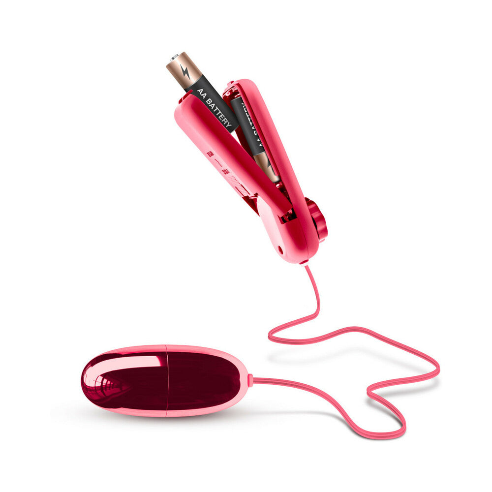 B Yours Power Bullet Remote-Controlled Egg Vibrator Cerise - Fantasies Boutique